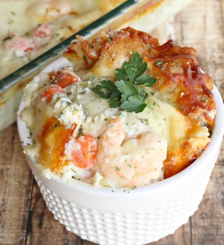 Shrimp Scampi Lasagna | Close Harbour Seafood